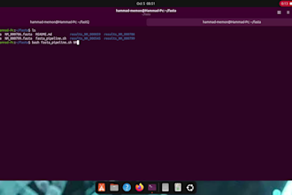 build an automated fasta sequence analysis pipeline in bash and python