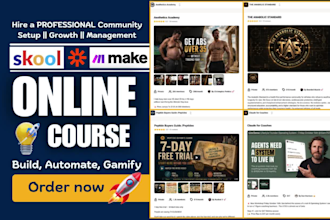 build, automate, gamify your skool community setup skool community manager