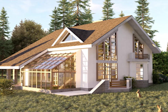 create high quality 3d house exterior design and rendering