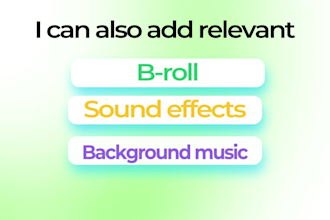 edit talking head videos with captions b roll and motion graphics