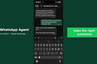 build a whatsapp ai agent with n8n, rag for your business