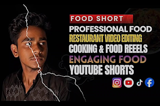 professionally edit food and restaurant videos