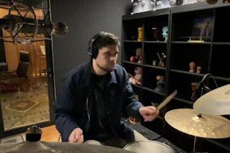 record organic indie rock drum tracks