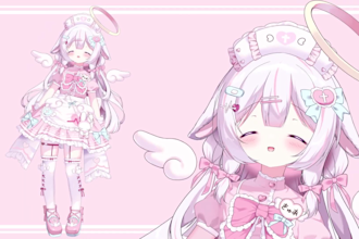 design and rig high quality live 2d vtuber model 2d vtuber model vtuber rigging