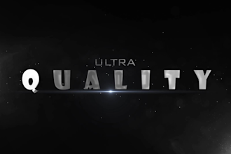 make cinematic trailer title animation
