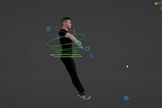 3d body rigging, ikfk controls, body rig,avatar rig, weight painting, mixamo rig
