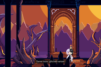 draw pixel art backgrounds and game scenes for your indie game
