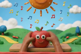 generate ai kids video, nursey rhymes, 3d claymation style for education content