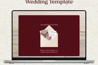 create your wedding invitation website with canva
