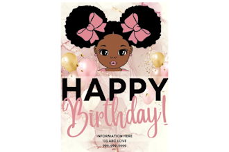 design a custom flyer or invitation