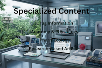 write SEO medical, healthcare, and pharmacy content