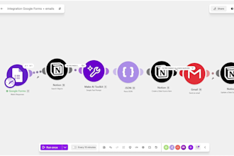 automate your leads, CRM and emails using make and ai