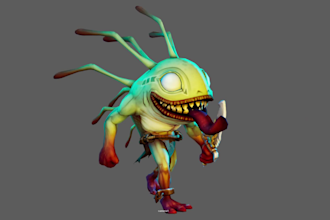 make character animation using maya or blender for your game
