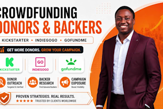 do crowdfunding kickstarter indiegogo gofundme promotion to active backer donor
