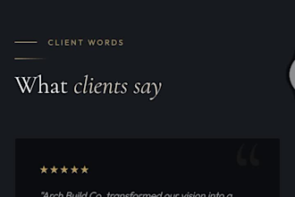 luxury architecture website HTML template