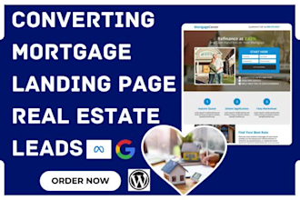 design mortgage landing page mortgage loan real estate mortgage insurance leads
