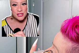 create fake lashes and nails ugc video ads for social media