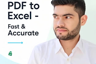 convert PDF to excel