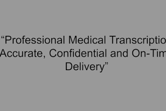 do accurate medical transcription from audio recordings