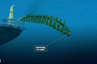 do 3d industrial animation for subsea pipeline animation, offshore marine video