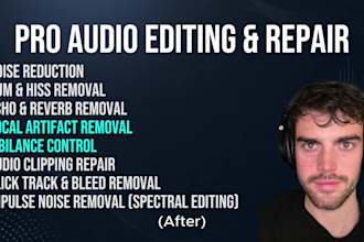 provide professional audio repair and restoration