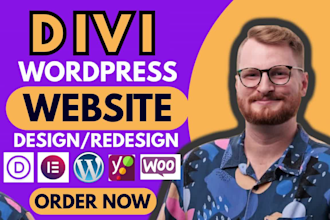 be your divi expert, design divi wordpress website divi website design