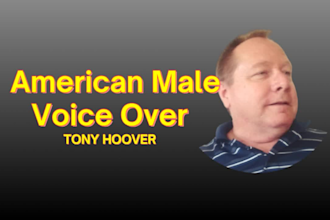 record a powerful epic american male voice over