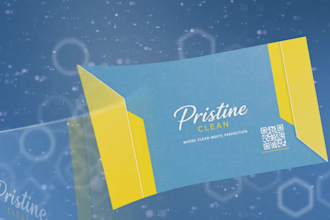 design canva cleaning business card templates and PSD