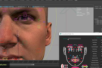 3d riger,livestream avatar,oculus,blender shapekey,animaze face track,hybrid rig