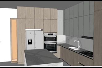 design custom kitchen cabinets ready for manufacturing