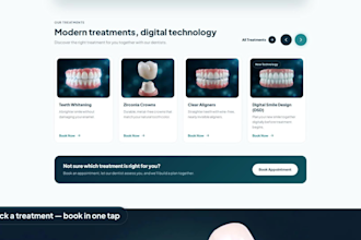 build a clinic website with booking and whatsapp reminders