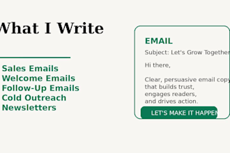 write high converting sales emails and sales emails