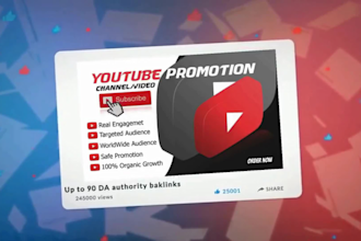 do youtube channel promotion video marketing USA channel growth for monetization