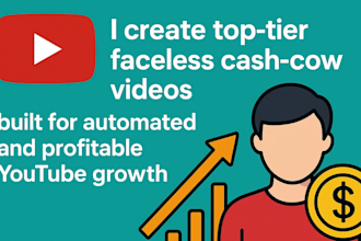 create top10 cashcow faceless videos for automated youtube channel