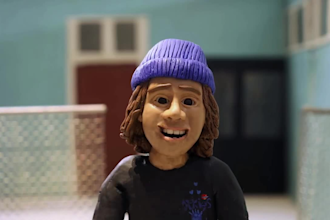 model your character in clay, claymation animation, 3d model, clay 3d, animation