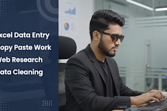 do accurate data entry, web research and IT support tasks