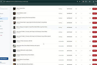 design a modern e commerce website for your online store