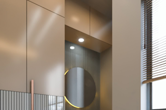 create interior model and realistic render