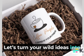 create a unique custom business logo design for you