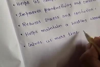 write clean notes and letters with my neat hand writting