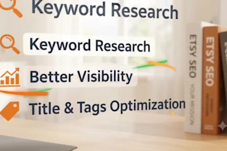 do etsy SEO keyword research and optimize your etsy listings