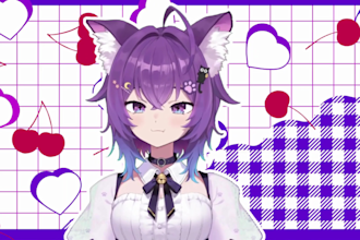 do vtuber model, live2d rigging, live 2d pet rigging, 2d vtuber model, 2d vtuber