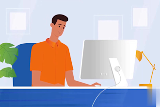 create a custom 2d saas explainer video for your software or app