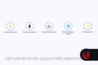 convert your website or HTML site to a responsive android mobile app