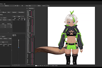 professional live2d model vtuber rigging live2d vtuber live2d rigging 3d vtuber