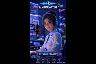 generate a realistic ai voiceover and text to speech audio