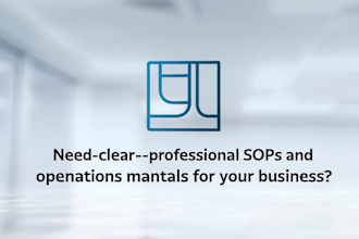 write customized sops and operations manuals