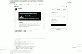maintain and update your private ai chatbot monthly
