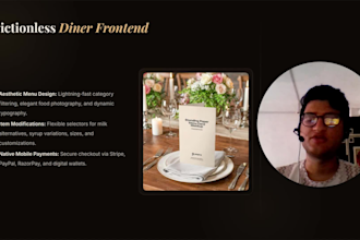 create qr code restaurant menu, contactless table food ordering with pos system