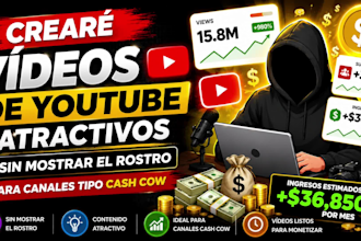 crea videos profesionales sin mostrar el rostropara la automatizacion de youtube